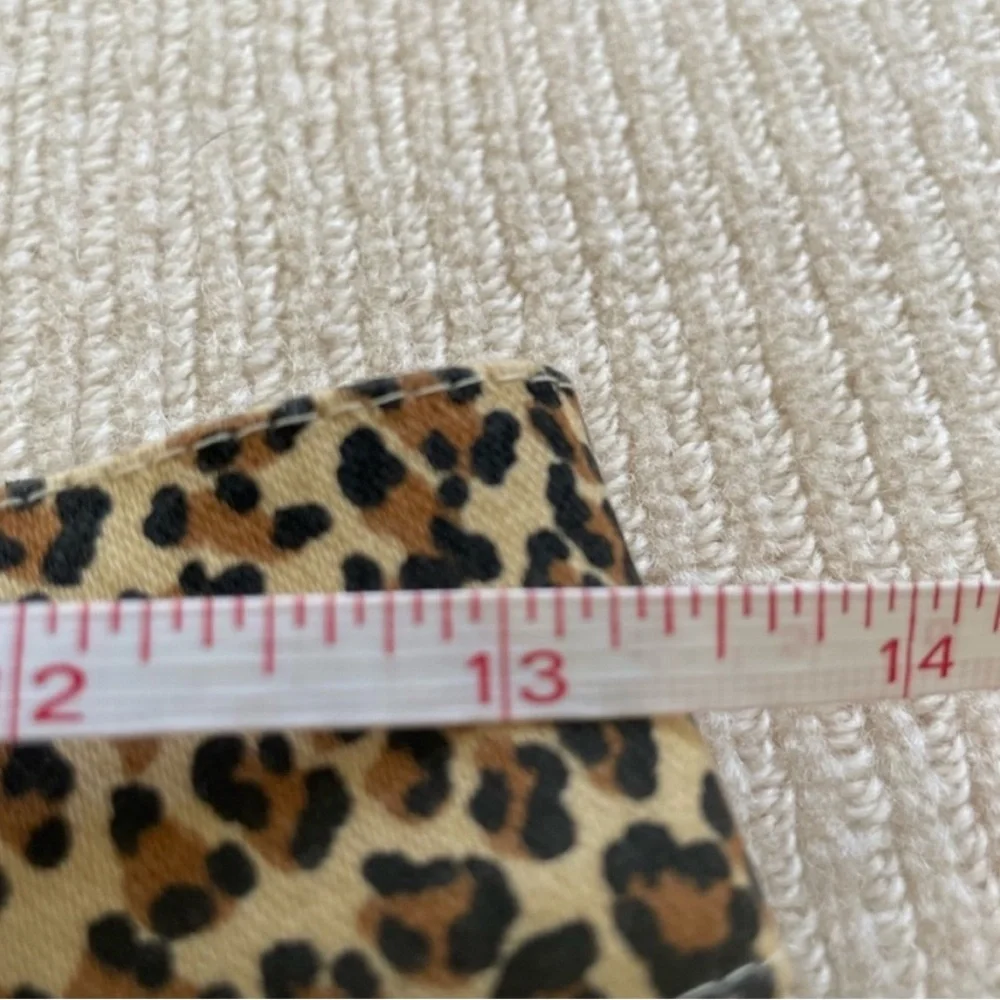 BOSSE Leopard Print Skinny Stretch Tan And Black Pants size 4